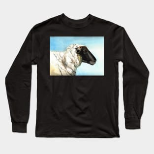 Baa, Baa Winter Sheep Long Sleeve T-Shirt